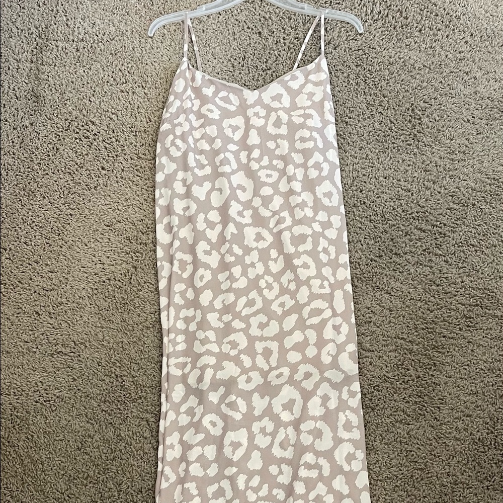 Pink Lily Cheetah Maxi Dress